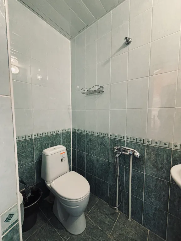 Двухместный деревянный , мансардный номер с не большой кроватью