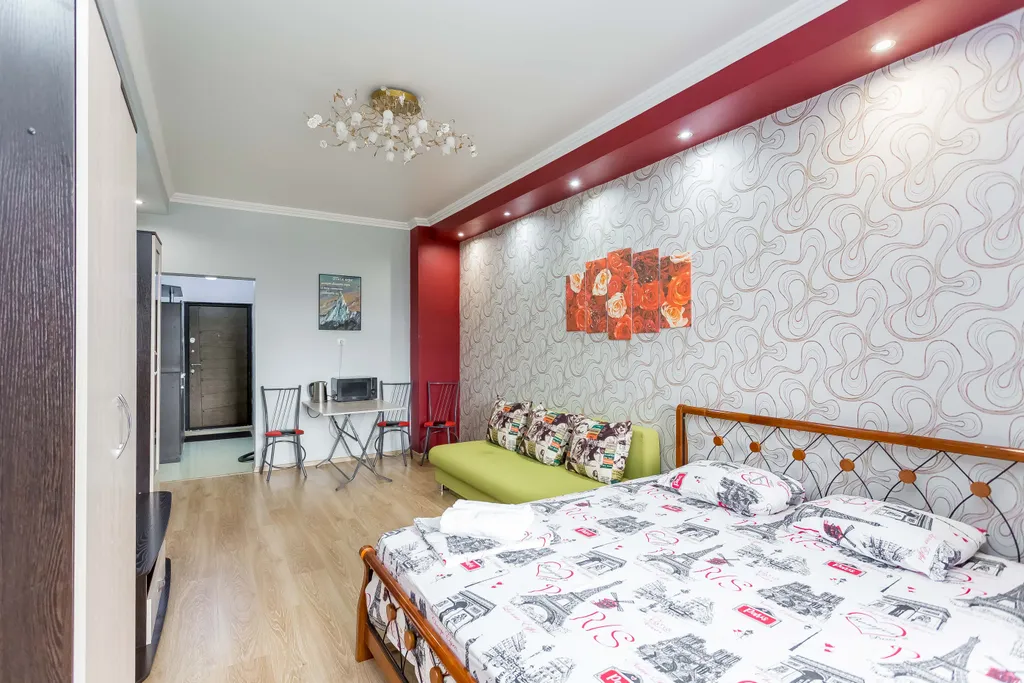 Квартира Однокомнатная квартира в золотом квадрате города Алматы — Алматы