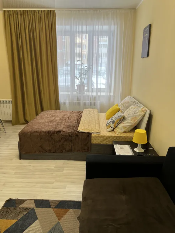 Уютная студия в прибрежном микрорайоне Левобережья