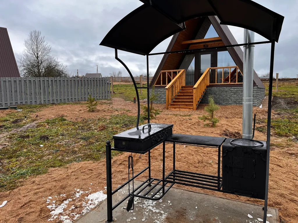 Коттедж Домик в стиле А-фрейм на озере Волго — аренда посуточно в Селижарово