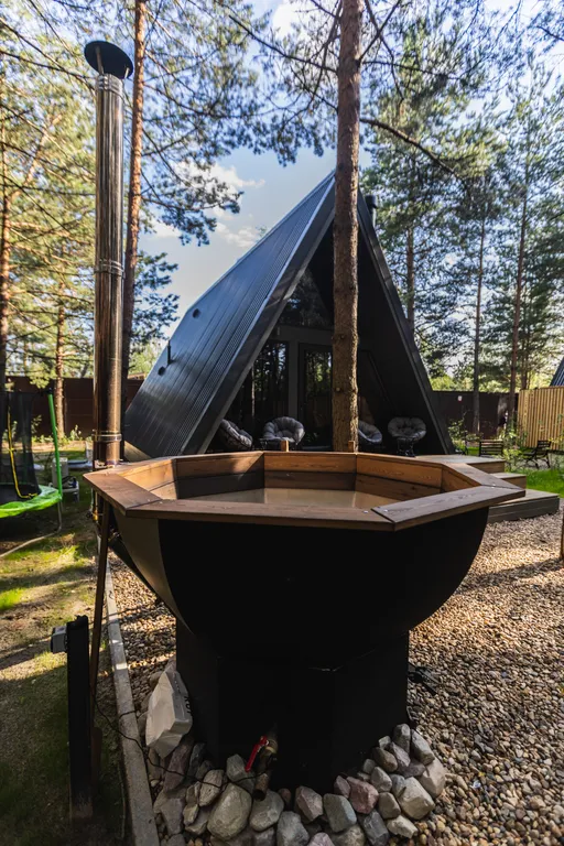 Коттедж Коттедж А-Фрейм грей — Павловский Посад