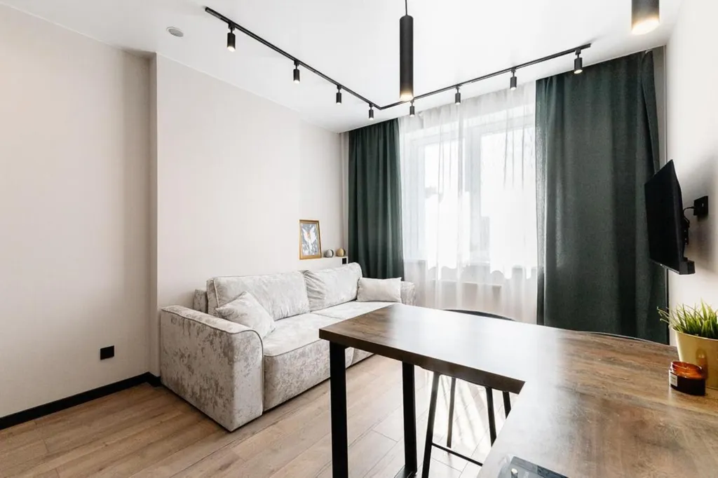 Стильная евродвушка с мини-сауной