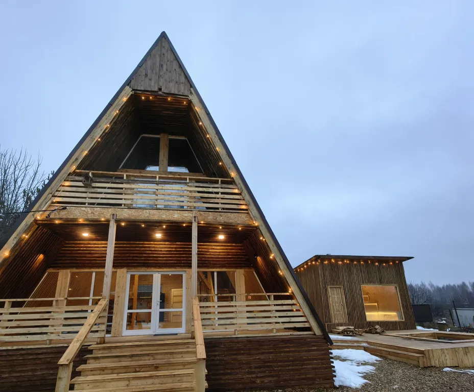 Коттедж Самый большой афрейм в Московской области — аренда посуточно в Дмитров