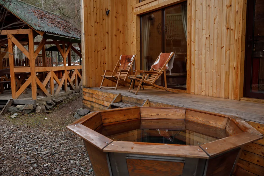 Барн хаус с банным чаном