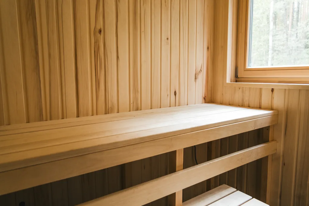 Коттедж Дом Barn house в хвойном лесу — Половина