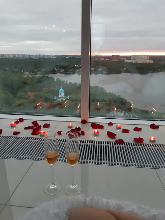 Квартира Квартира Белая панорамная студия Dream Sky — Санкт-Петербург