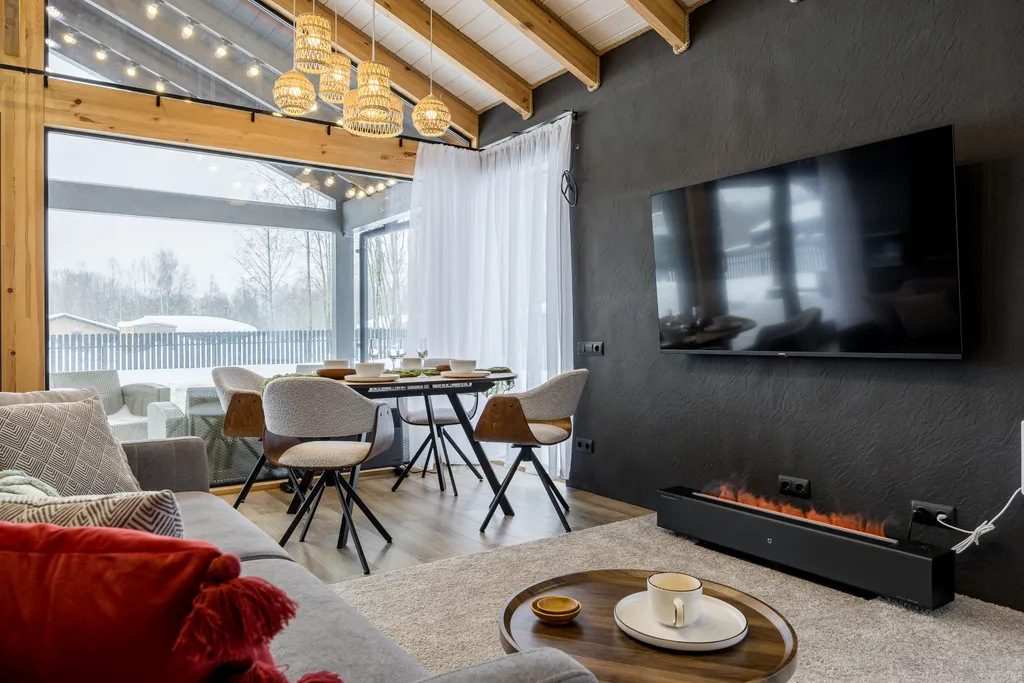 Дом с купелью и сауной