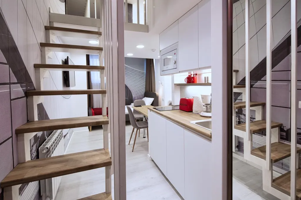 Апартамент на четверых с внутренним двориком