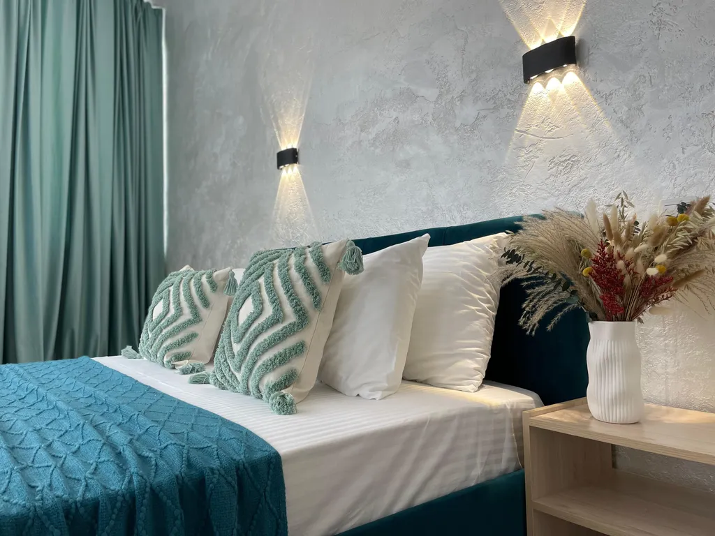 Апартаменты для четверых с видом на горы и море