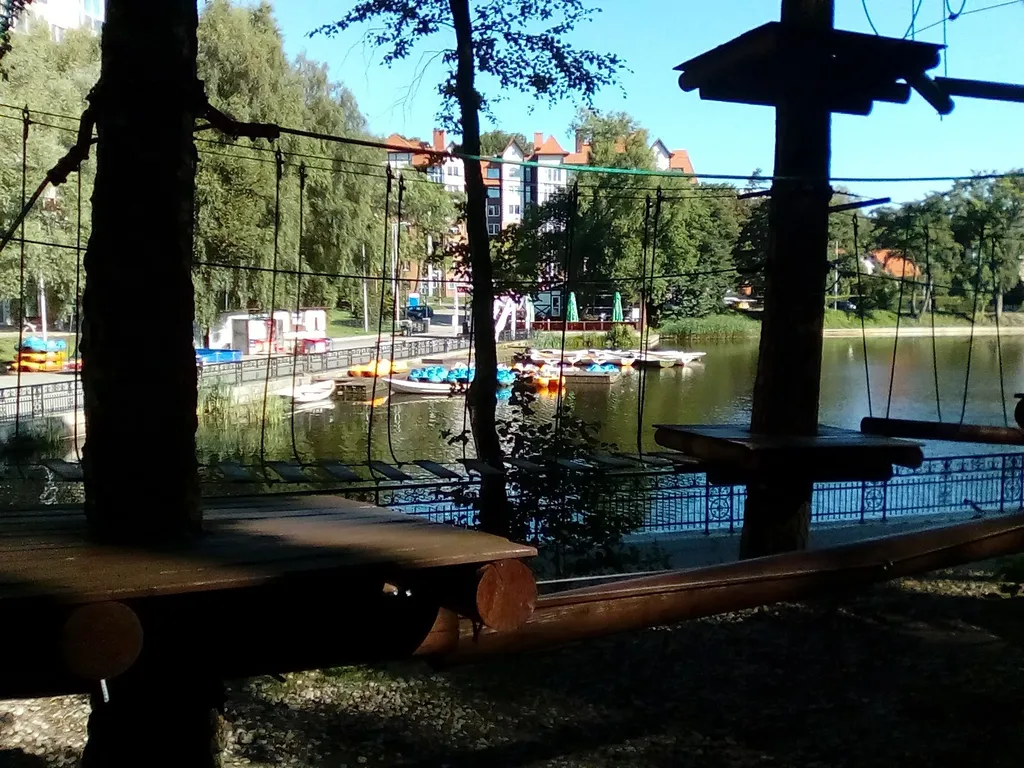 Квартира у моря, с видом на озеро и сосновый бор