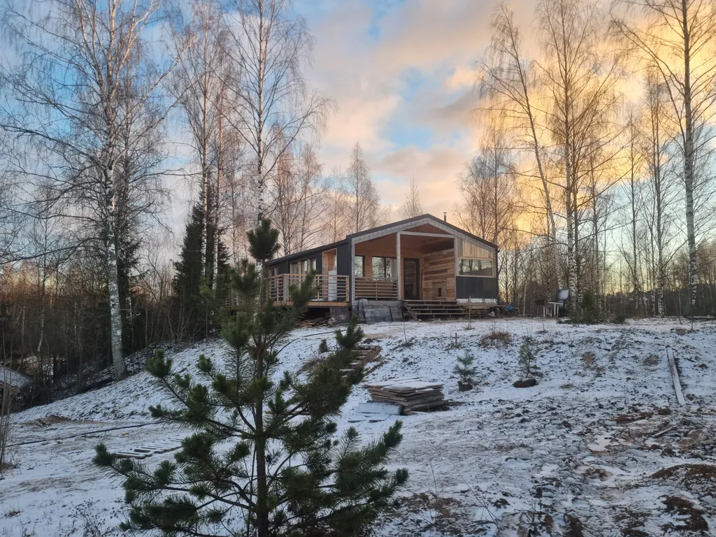 Коттедж Новый гостевой дом на озере — аренда посуточно в Солнечногорск