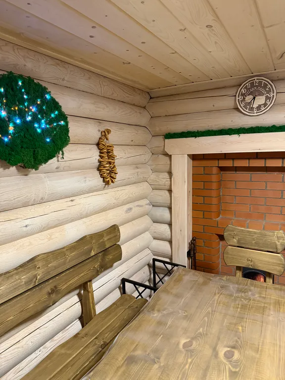 Загородный дом с баней и чаном