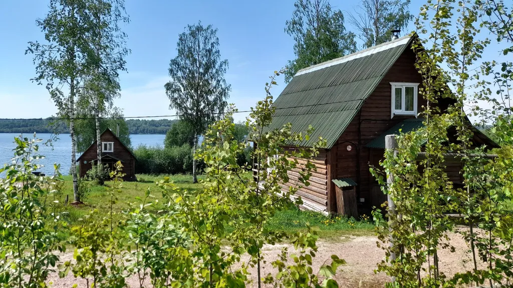 Коттедж Коттедж на берегу озера,рыбалка и отдых всей семьей! — Родионово