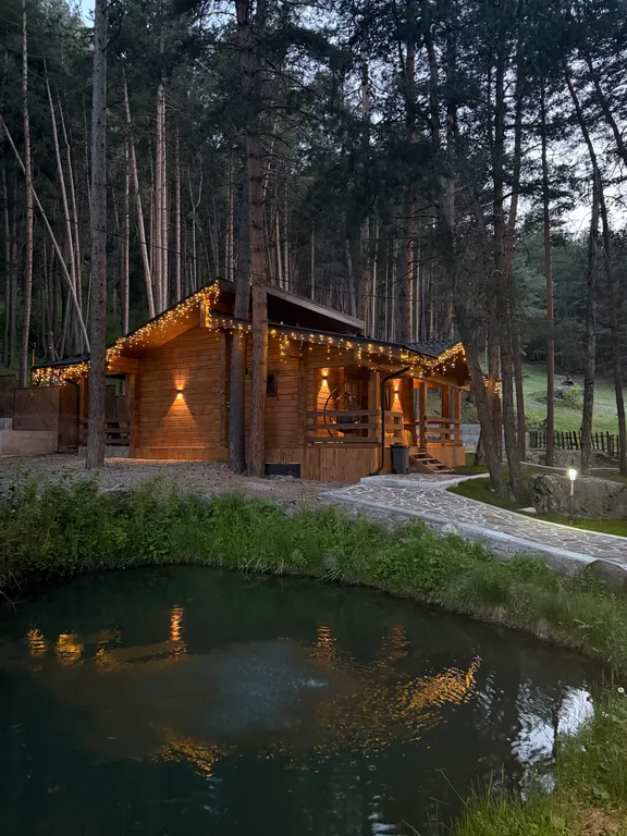 Дом 70m2 — чан с нарзаном, терраса, Wi-Fi