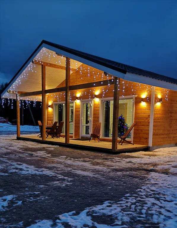 Гостевой дом с террасой и сауной в Карелии, вблизи реки и озера Ладоги