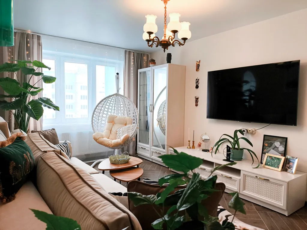 Стильная квартира в новом ЖК для 8