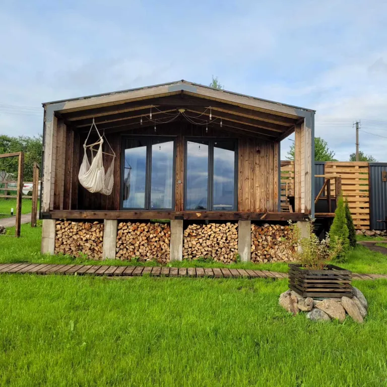 Дом с сибирским банным чаном