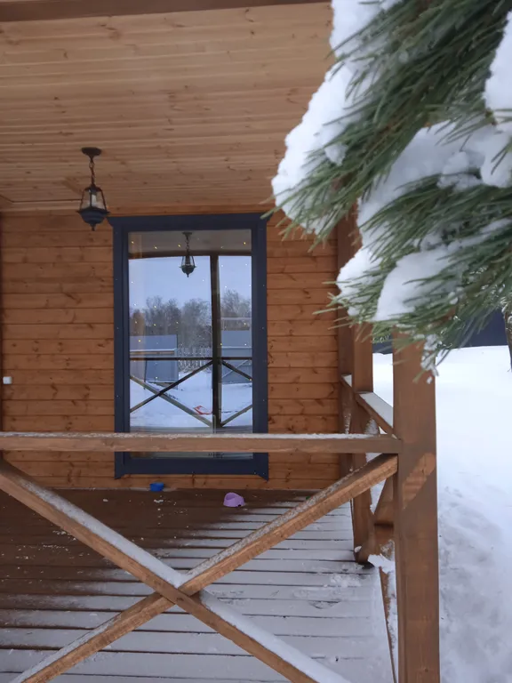 Большой дом с душой у соснового леса