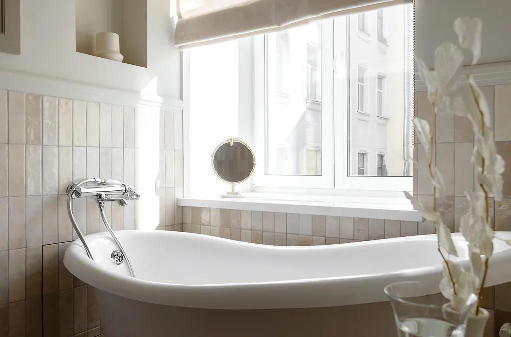 Апapтаменты с новым дизайнeрcким рeмонтом, пaнopамным видом на Невcкий