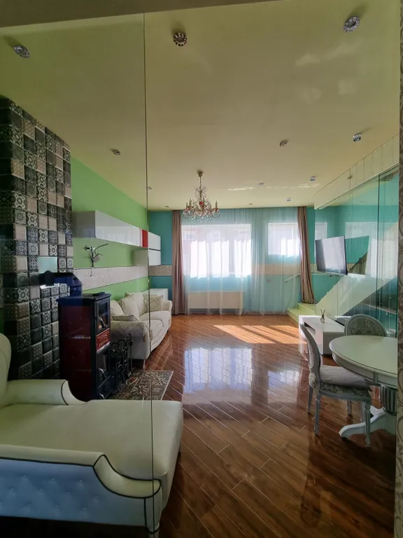 Дизайнерская 2-уровневая квартира на берегу Финского залива