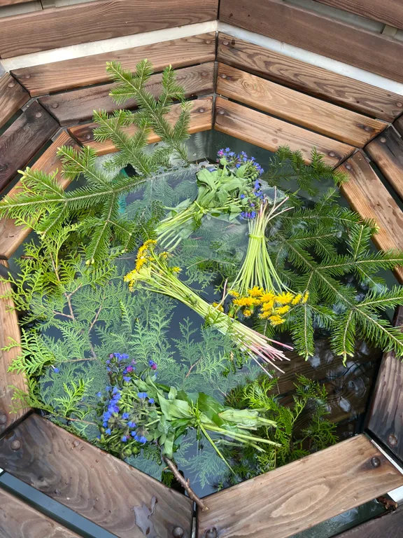 Дом лесника с видом на горы