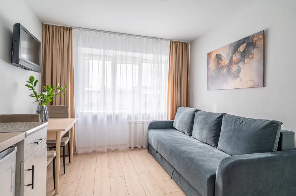 Уютная комната-студия рядом с метро Уральская