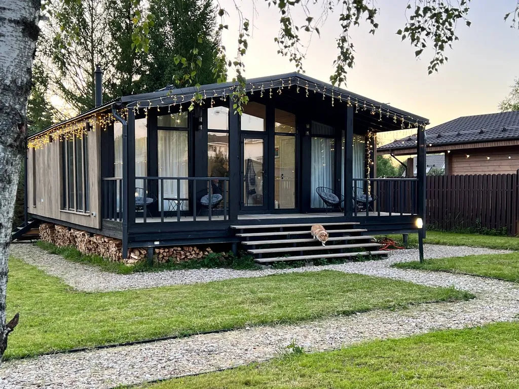 Коттедж Панорамный дом с сауной и камином — Семеновское