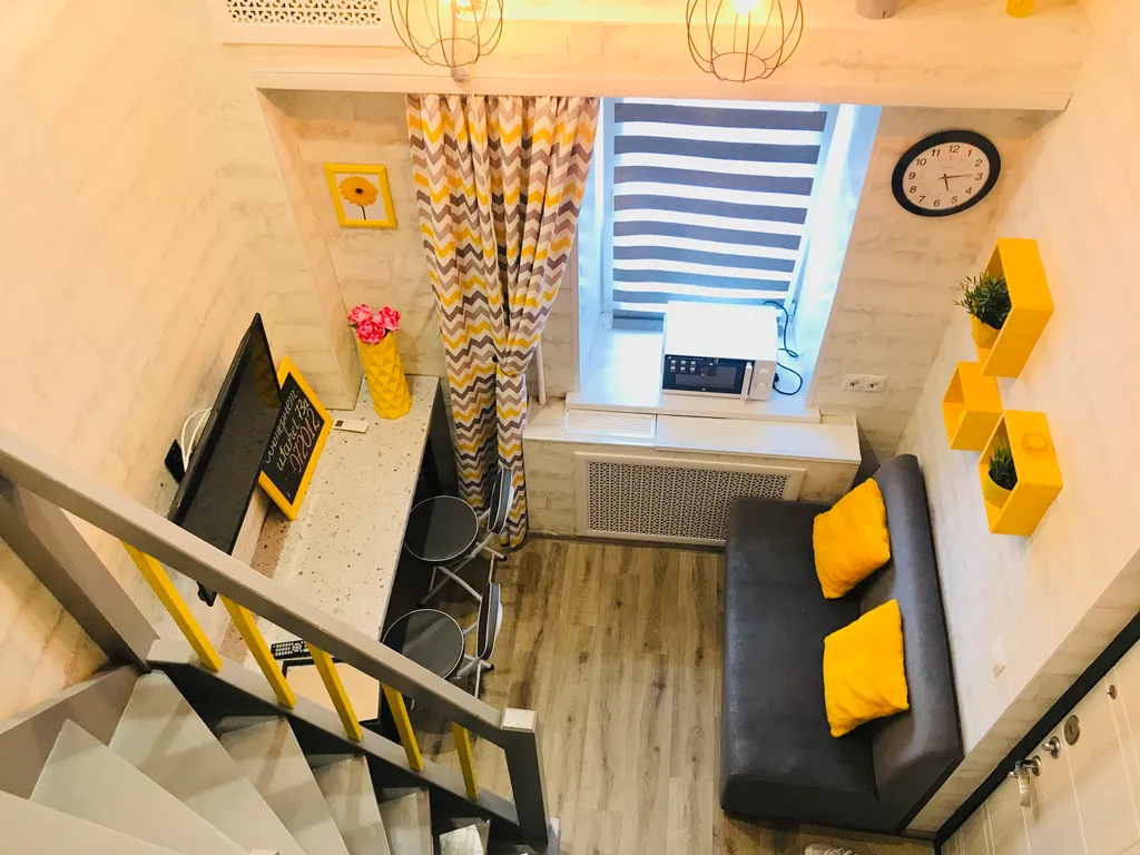 Стильная 2-х уровневая студия на Телецентре