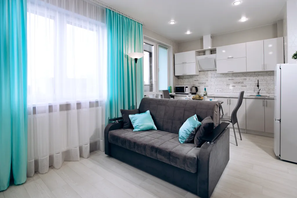 Лaзурная квартиpa для душевного отдыхa