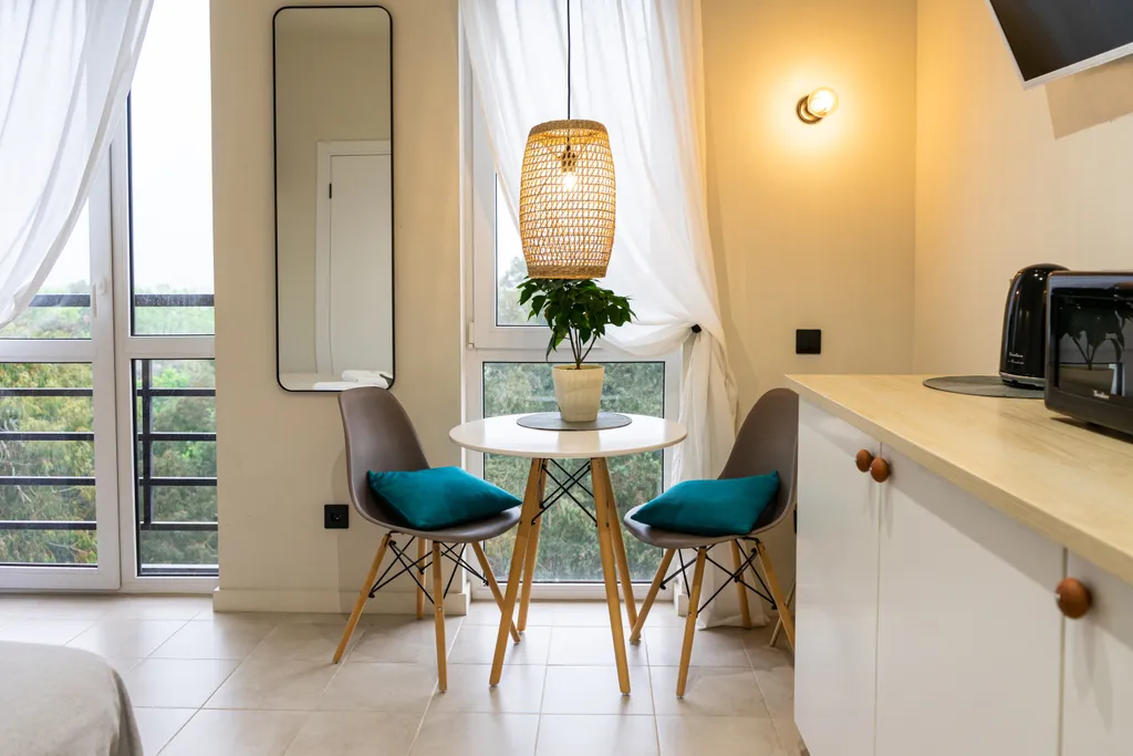 Квартира Квартира Студия с видом на горы, море и бамбуковую рощу в ЖК Сорренто Парк — Сириус