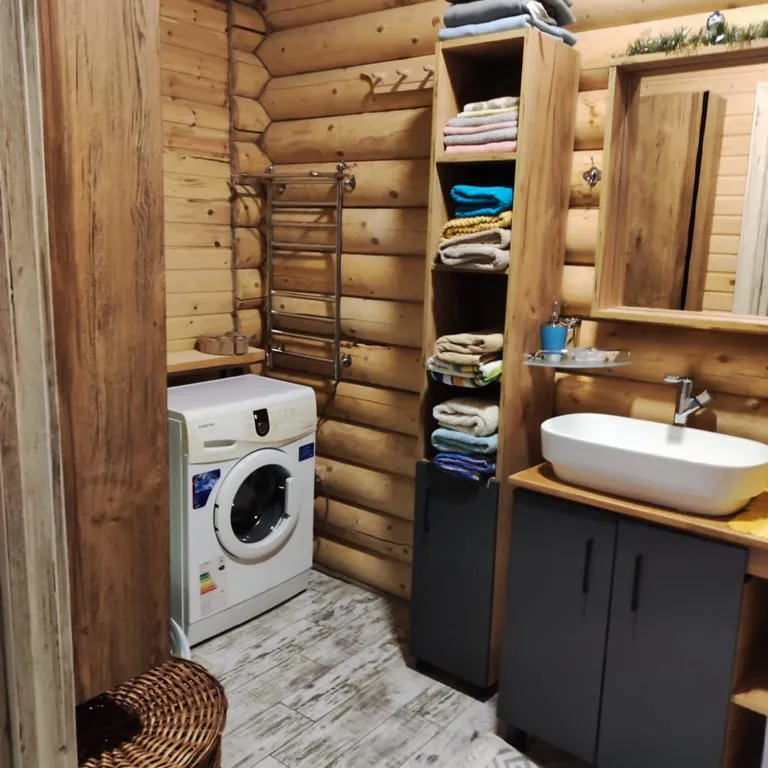 Экологический дом - сруб на побережье Балтийского моря