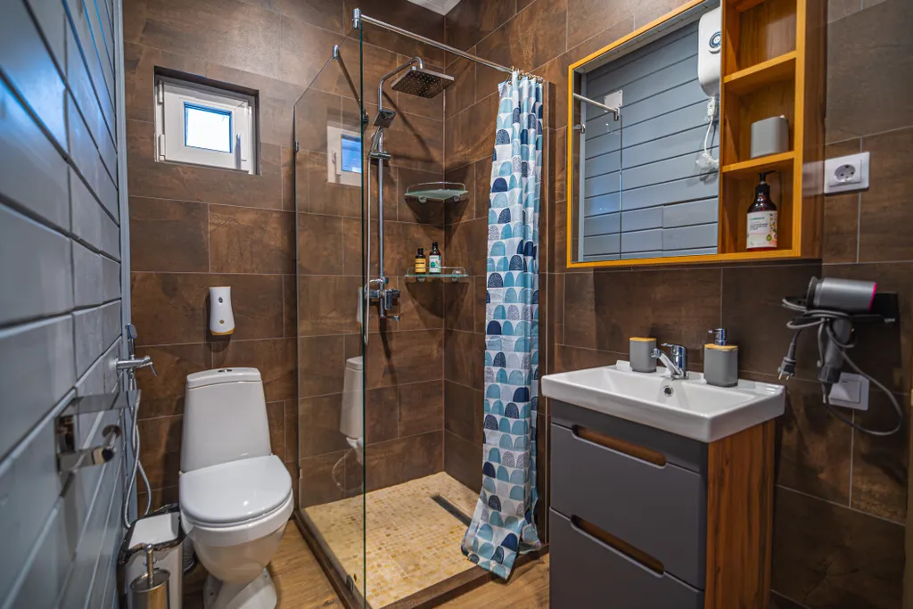 Современный дом с банным чаном "Lavanda House"  в Карелии