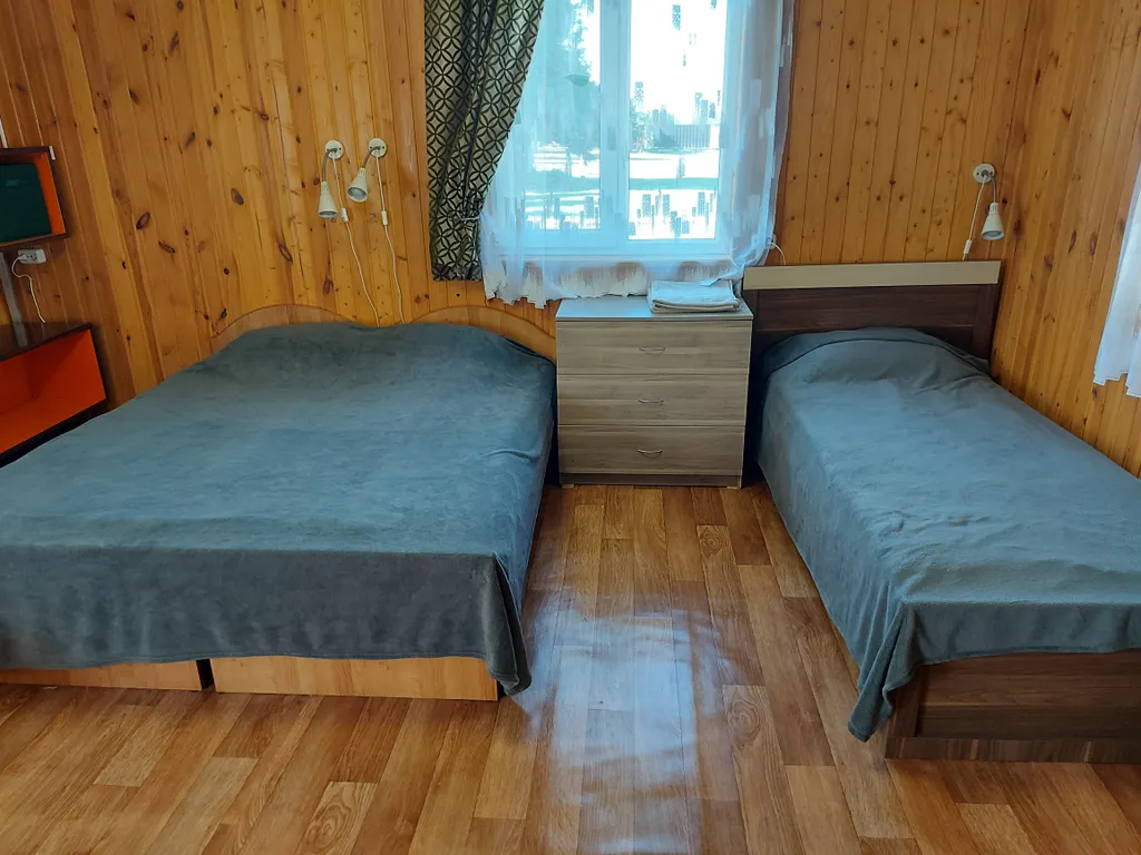 Комфортные домики у озера Дривяты под Замковой горой