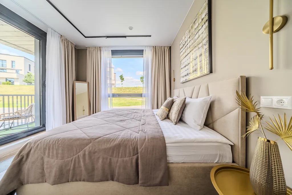 Охтаинн 6-1 с 2 спальнями с сауной и балконом