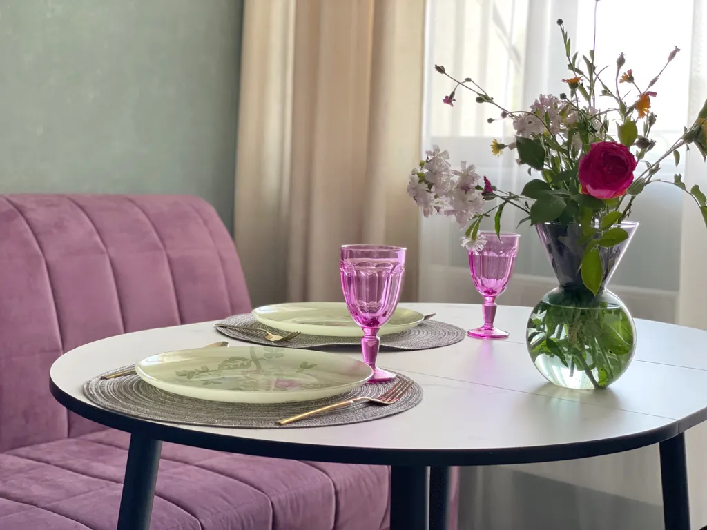 Сирень с видом на центр Пятигорска