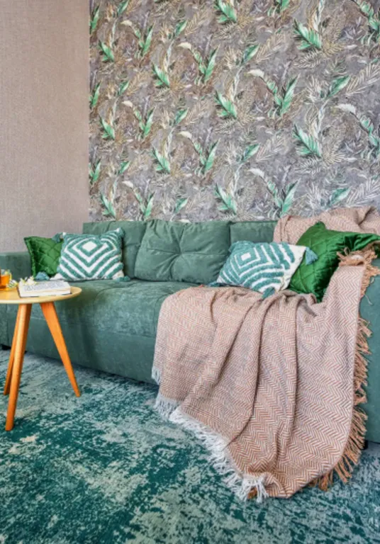 Квартира с изумрудными акцентами