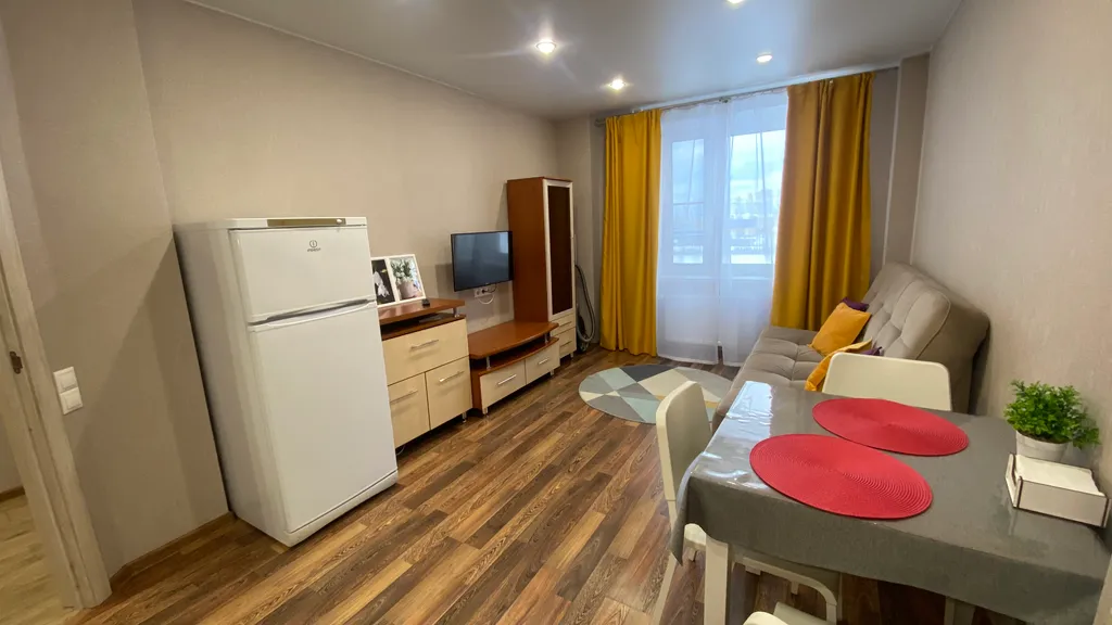 Однокомнатная квартира европланировки в новом доме