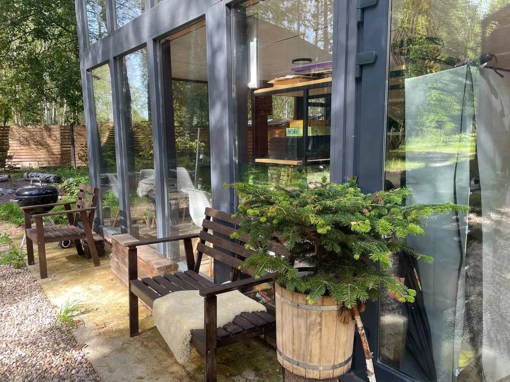 Загородный дом на берегу Рузы