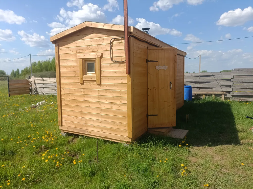 Домик А-Фрейм в деревне