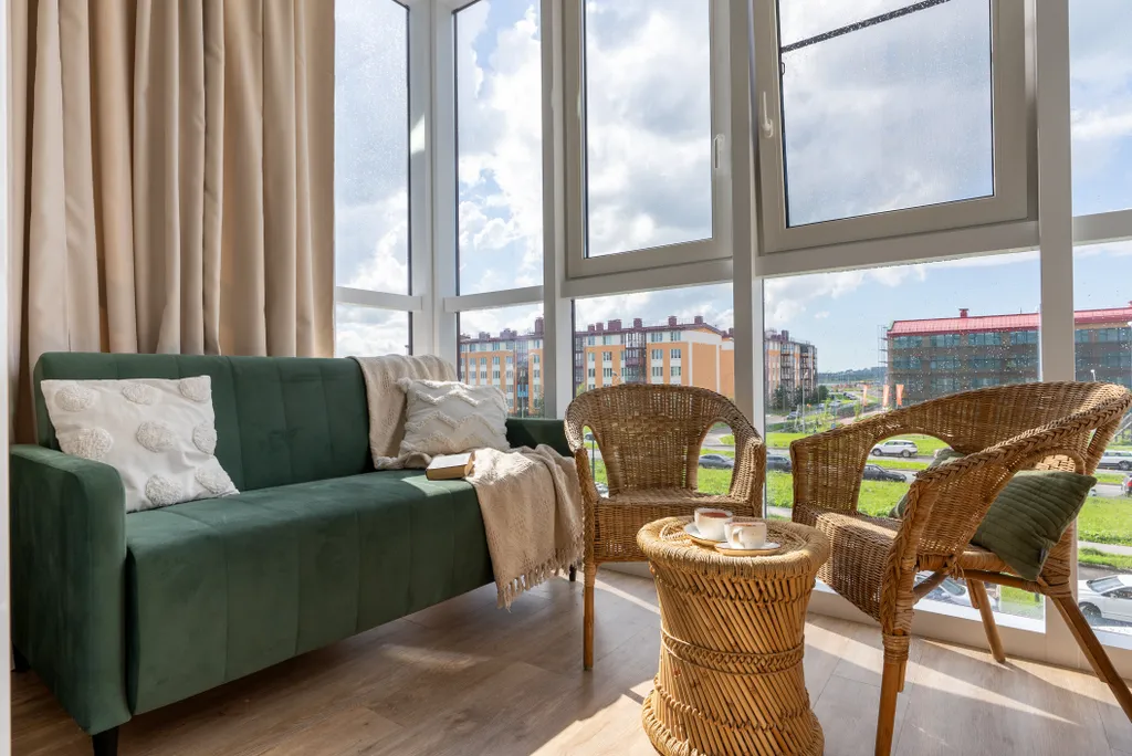 Квартира Двухкомнатная квартира Eco villa у Экспофорума и Пушкина — Санкт-Петербург