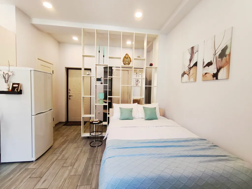 Уютная студия с видом на горы