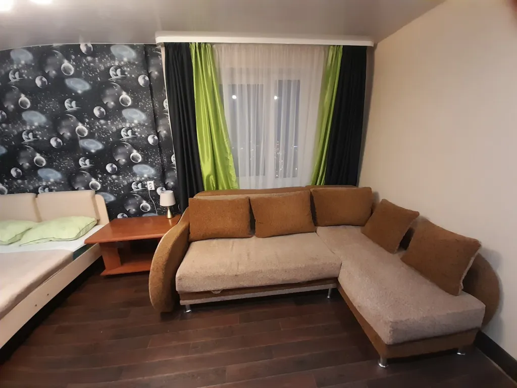 Однокомнатная квартира с красивым видом на город.