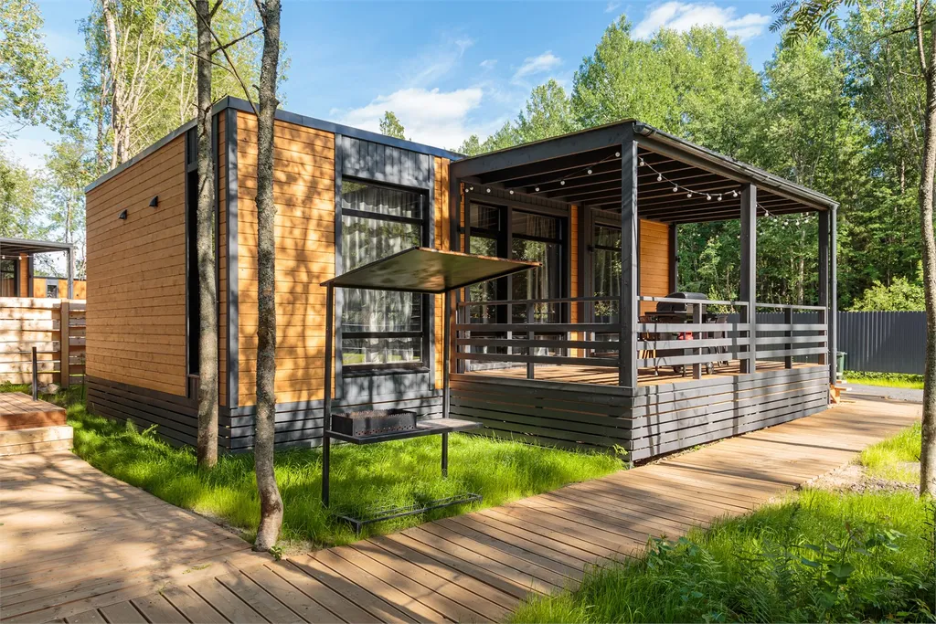 Дом 53m2 — чан, кухня, Wi-Fi