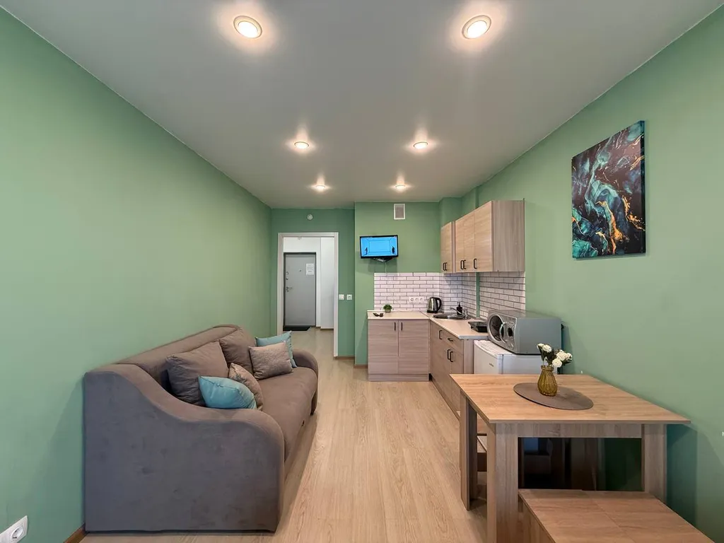 Квартира Квартира Новая студия рядом с аквапарком — Новосибирск