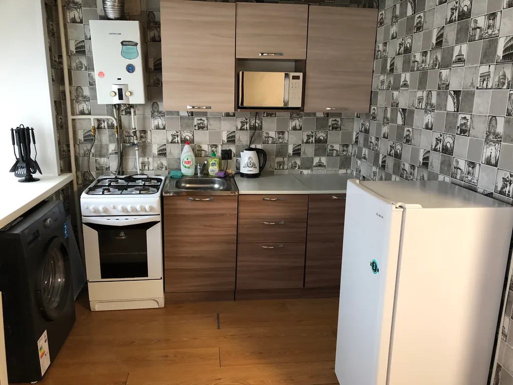 Уютная студия с видом на городской парк