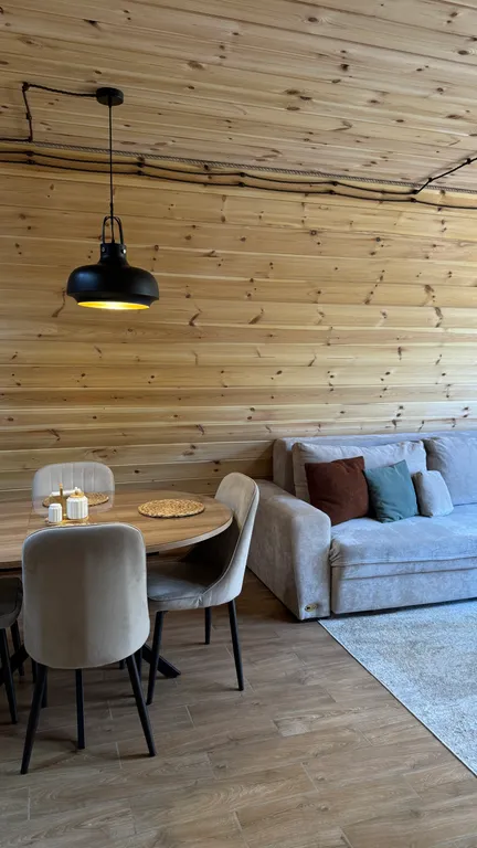 Уютный домик с панорамным видом на горы