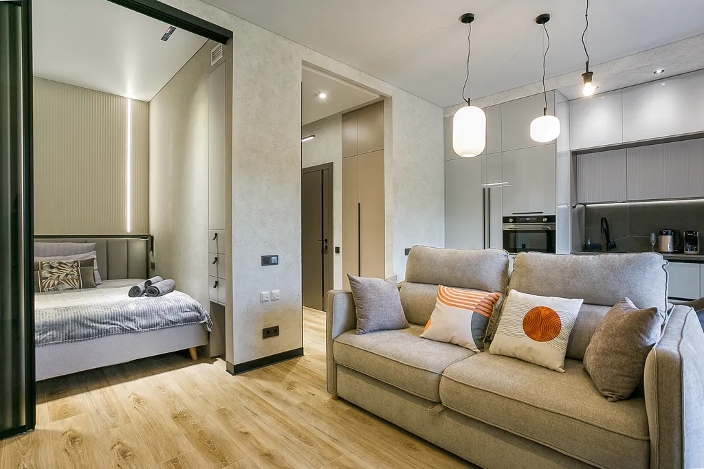 Апартамент с дизайнерским ремонтом