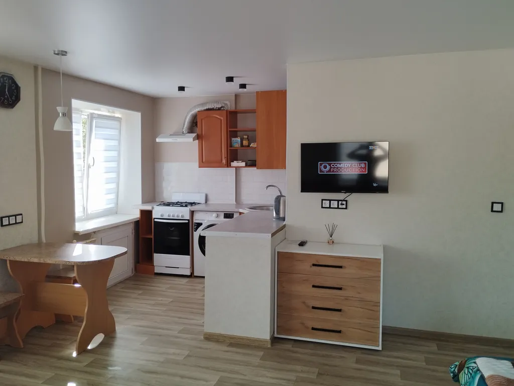 Уютная студия с видом на реку