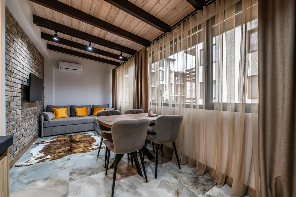 Аттик Лофт | 38 м² | 1 этаж + виды на вершины