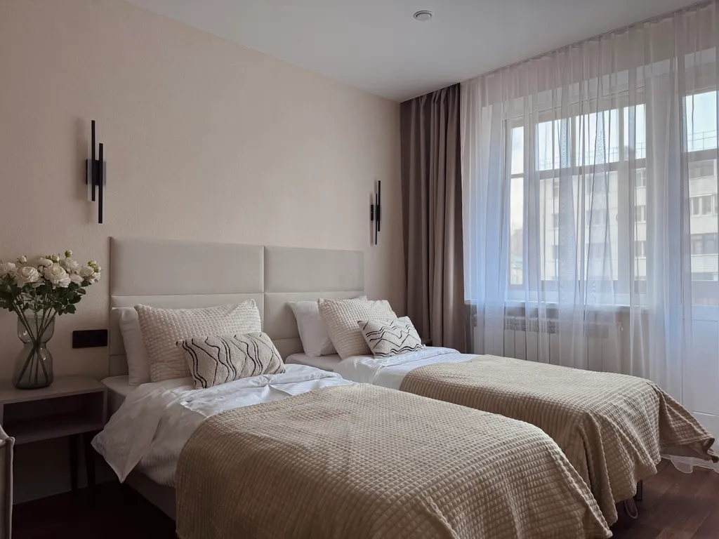 Просторная квартира рядом с Ледовым дворцом